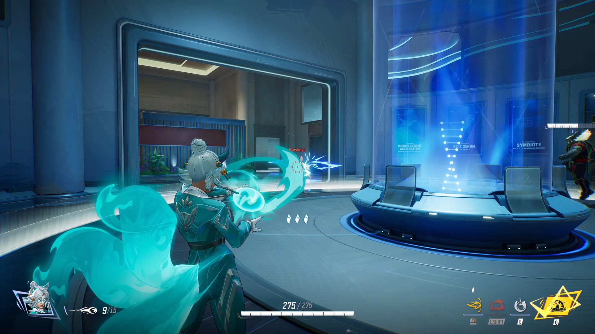 Marvel Rivals map environment — competitive arena